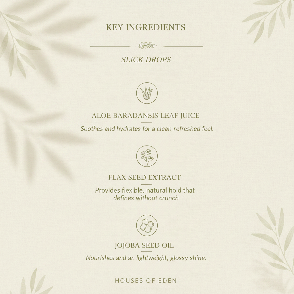 Slick Drops Key Ingredients